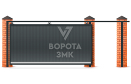 Ворота подвесные для гаража 4000×2000 ЗМК-7401
