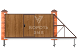 Ворота откатные 2500×3500 ЗМК-7510