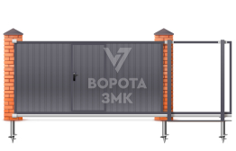Ворота откатные 2200×3500 Херман ЗМК-6925
