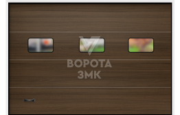 Пожарные ворота Алютех с приводом 4000×4500 ЗМК-3776