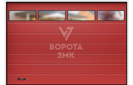 Секционные ворота Doorhan 5000×2500 промышленные ЗМК-3888